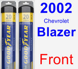 Front Wiper Blade Pack for 2002 Chevrolet Blazer - Assurance