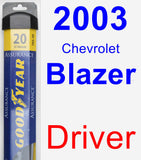 Driver Wiper Blade for 2003 Chevrolet Blazer - Assurance