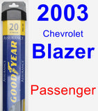 Passenger Wiper Blade for 2003 Chevrolet Blazer - Assurance