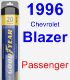 Passenger Wiper Blade for 1996 Chevrolet Blazer - Assurance