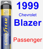 Passenger Wiper Blade for 1999 Chevrolet Blazer - Assurance