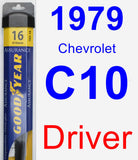 Driver Wiper Blade for 1979 Chevrolet C10 - Assurance