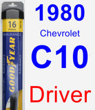 Driver Wiper Blade for 1980 Chevrolet C10 - Assurance