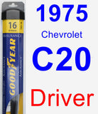 Driver Wiper Blade for 1975 Chevrolet C20 - Assurance