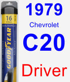 Driver Wiper Blade for 1979 Chevrolet C20 - Assurance