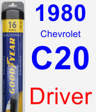 Driver Wiper Blade for 1980 Chevrolet C20 - Assurance