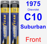 Front Wiper Blade Pack for 1975 Chevrolet C10 Suburban - Assurance