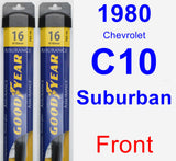Front Wiper Blade Pack for 1980 Chevrolet C10 Suburban - Assurance