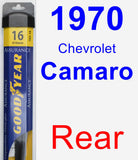 Rear Wiper Blade for 1970 Chevrolet Camaro - Assurance