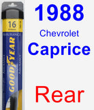 Rear Wiper Blade for 1988 Chevrolet Caprice - Assurance