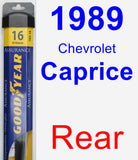 Rear Wiper Blade for 1989 Chevrolet Caprice - Assurance