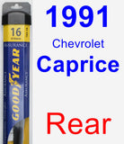 Rear Wiper Blade for 1991 Chevrolet Caprice - Assurance