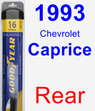 Rear Wiper Blade for 1993 Chevrolet Caprice - Assurance