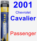 Passenger Wiper Blade for 2001 Chevrolet Cavalier - Assurance