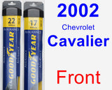 Front Wiper Blade Pack for 2002 Chevrolet Cavalier - Assurance