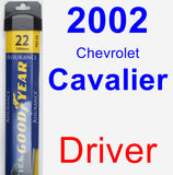 Driver Wiper Blade for 2002 Chevrolet Cavalier - Assurance