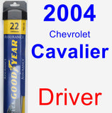 Driver Wiper Blade for 2004 Chevrolet Cavalier - Assurance