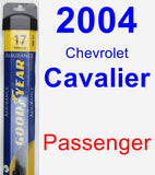 Passenger Wiper Blade for 2004 Chevrolet Cavalier - Assurance