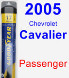 Passenger Wiper Blade for 2005 Chevrolet Cavalier - Assurance