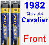 Front Wiper Blade Pack for 1982 Chevrolet Cavalier - Assurance