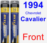 Front Wiper Blade Pack for 1994 Chevrolet Cavalier - Assurance