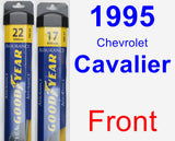 Front Wiper Blade Pack for 1995 Chevrolet Cavalier - Assurance
