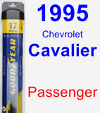 Passenger Wiper Blade for 1995 Chevrolet Cavalier - Assurance