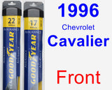 Front Wiper Blade Pack for 1996 Chevrolet Cavalier - Assurance