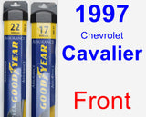 Front Wiper Blade Pack for 1997 Chevrolet Cavalier - Assurance