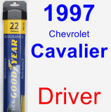 Driver Wiper Blade for 1997 Chevrolet Cavalier - Assurance