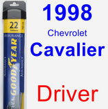 Driver Wiper Blade for 1998 Chevrolet Cavalier - Assurance