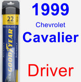 Driver Wiper Blade for 1999 Chevrolet Cavalier - Assurance