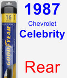 Rear Wiper Blade for 1987 Chevrolet Celebrity - Assurance