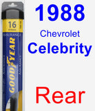 Rear Wiper Blade for 1988 Chevrolet Celebrity - Assurance