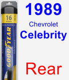 Rear Wiper Blade for 1989 Chevrolet Celebrity - Assurance