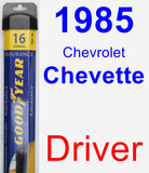 Driver Wiper Blade for 1985 Chevrolet Chevette - Assurance