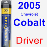Driver Wiper Blade for 2005 Chevrolet Cobalt - Assurance