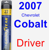 Driver Wiper Blade for 2007 Chevrolet Cobalt - Assurance