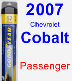 Passenger Wiper Blade for 2007 Chevrolet Cobalt - Assurance