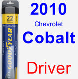Driver Wiper Blade for 2010 Chevrolet Cobalt - Assurance