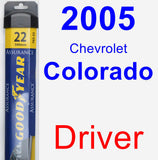 Driver Wiper Blade for 2005 Chevrolet Colorado - Assurance