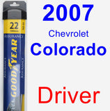 Driver Wiper Blade for 2007 Chevrolet Colorado - Assurance