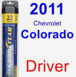 Driver Wiper Blade for 2011 Chevrolet Colorado - Assurance