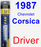 Driver Wiper Blade for 1987 Chevrolet Corsica - Assurance