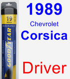 Driver Wiper Blade for 1989 Chevrolet Corsica - Assurance