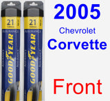Front Wiper Blade Pack for 2005 Chevrolet Corvette - Assurance