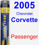 Passenger Wiper Blade for 2005 Chevrolet Corvette - Assurance