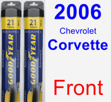 Front Wiper Blade Pack for 2006 Chevrolet Corvette - Assurance