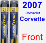 Front Wiper Blade Pack for 2007 Chevrolet Corvette - Assurance