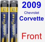 Front Wiper Blade Pack for 2009 Chevrolet Corvette - Assurance